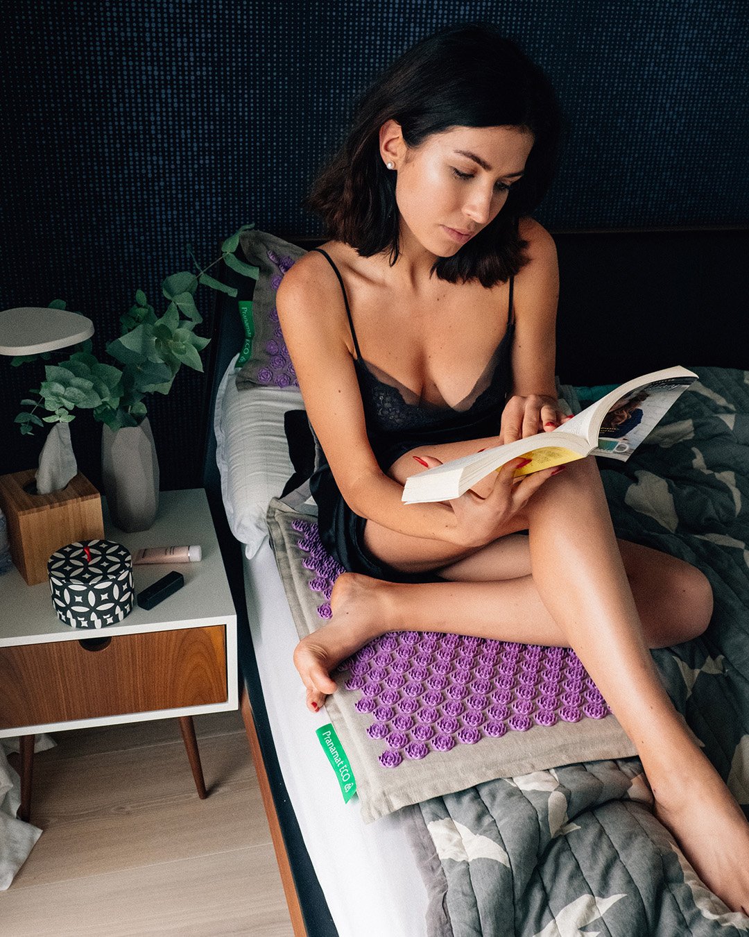 Esterilla + Almohada + Esterilla Mini + Bolso XL (Amethyst)