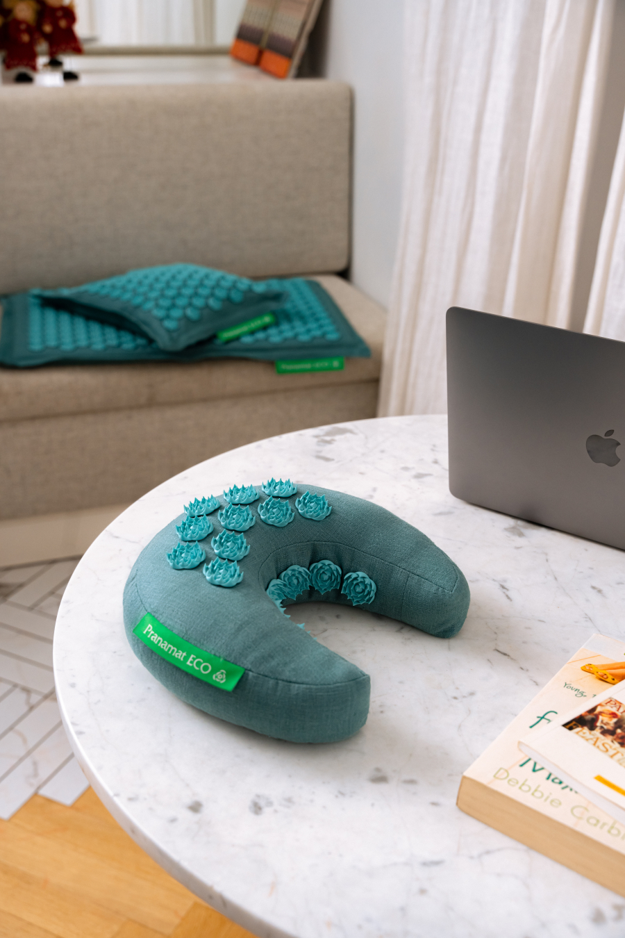 Esterilla + Almohada + Mini + Luna Turquesa/Turquesa