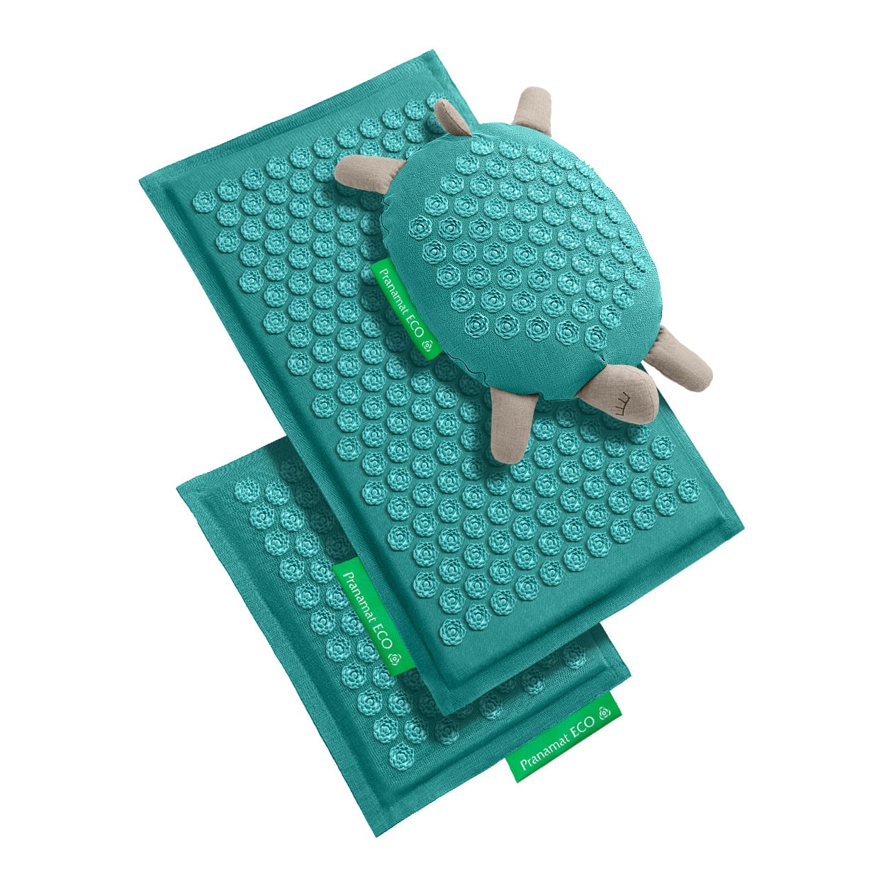 Esterilla + Tortuga de masaje + Esterilla Mini Turquesa Turquesa