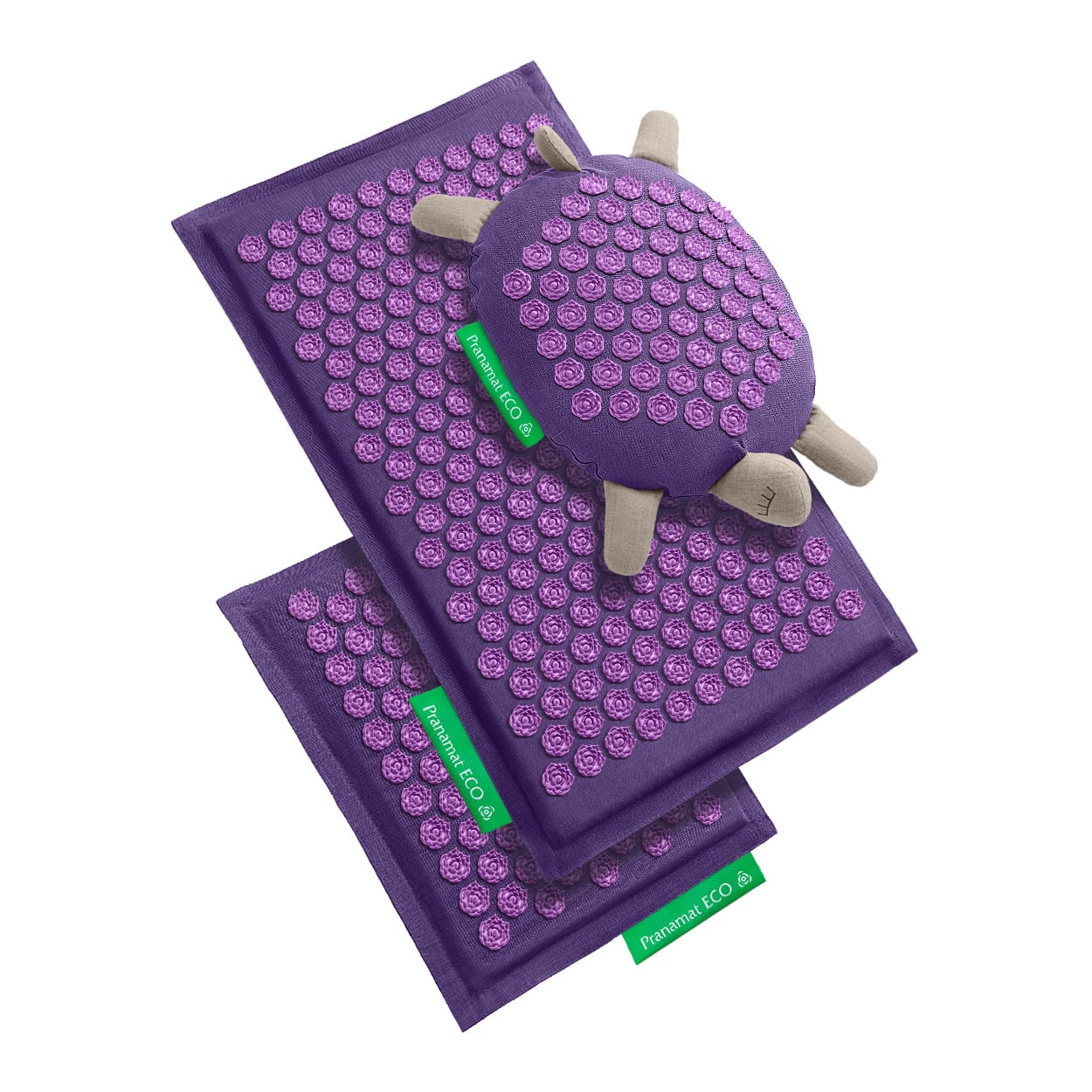 Esterilla + Tortuga de masaje + Esterilla Mini Lavanda Lavanda