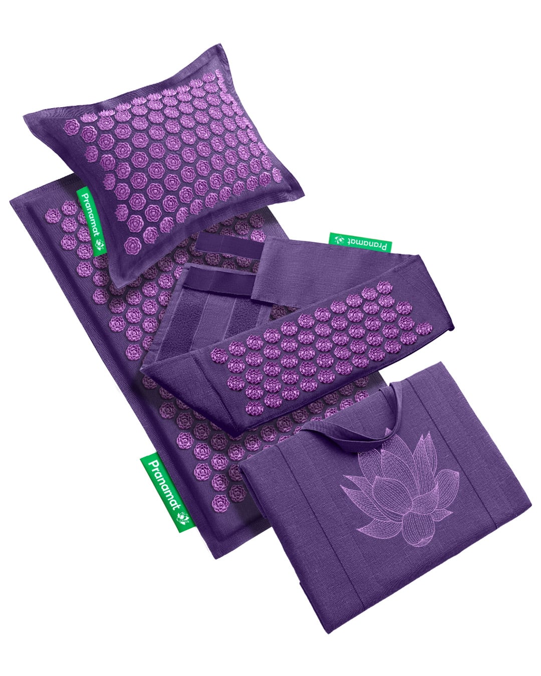 Esterilla + Almohada + Bolso XL + Cinturón (Lavanda)