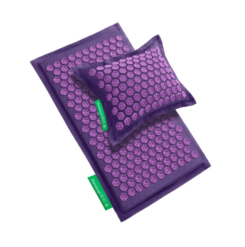 Compra el set clásico Pranamat ECO: esterilla y almohada de acupresión